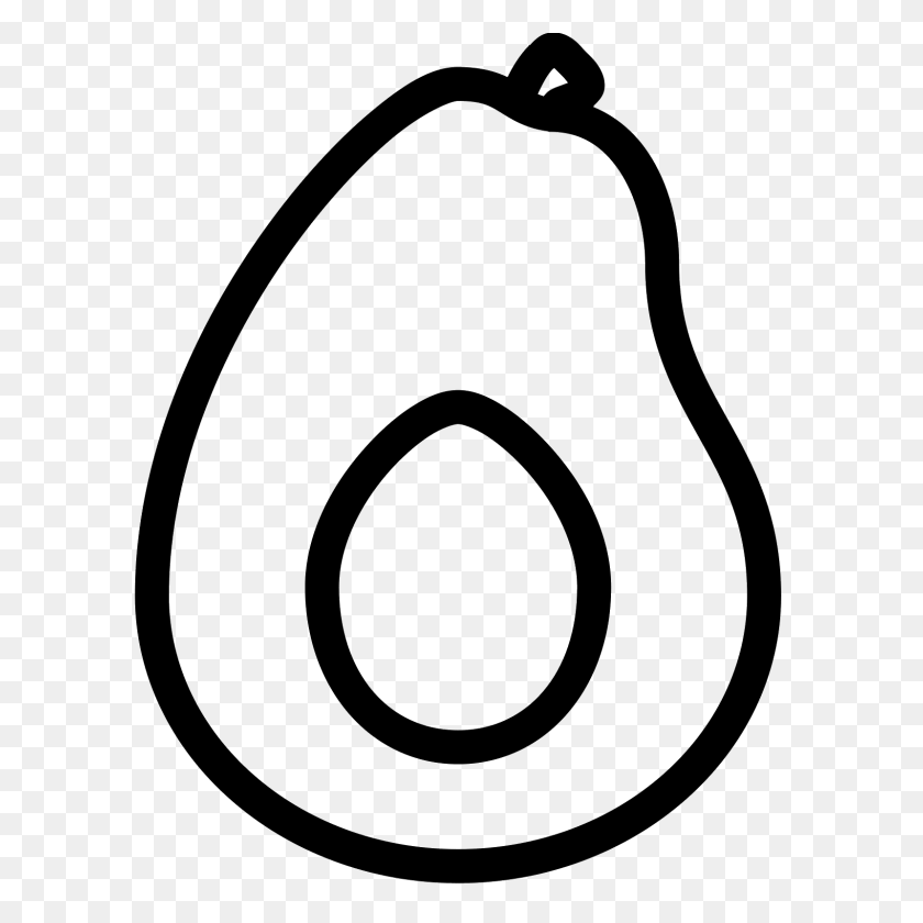 1600x1600 Avocado Icon - Aguacate PNG