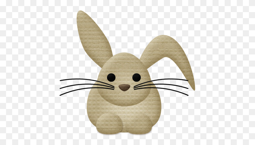456x419 Aw Woodland Bunny - Лесной Кролик Клипарт