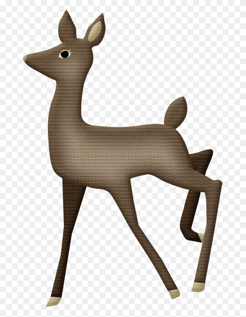689x1024 Aw Woodland Deer Zoos, Album And Crafts - Baby Woodland Animals Clipart