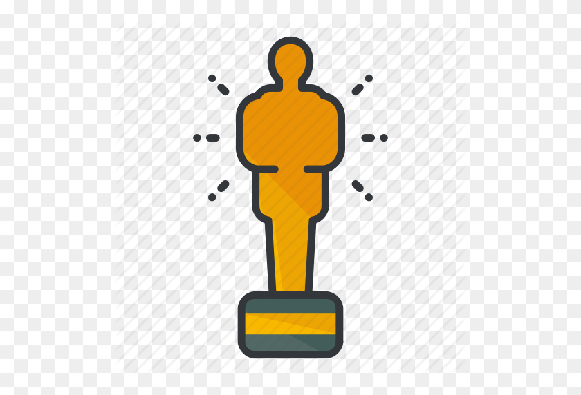 512x512 Premio, Premios, Entretenimiento, Película, Icono De Oscar - Premio Oscar Png