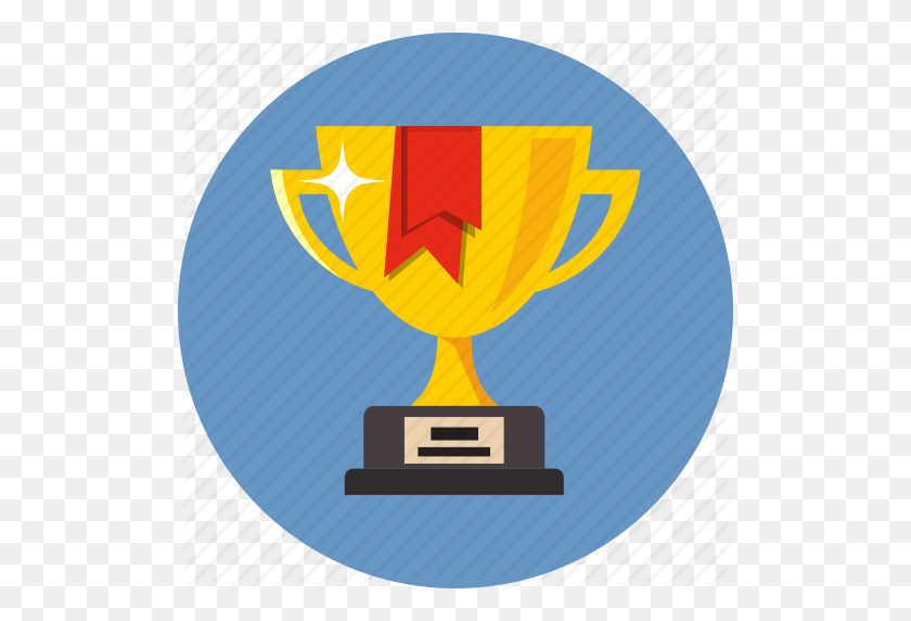 512x512 Award, Best, Ceremony, Prize, Ribbon, Trophy, Winner Icon - Trophy Icon PNG
