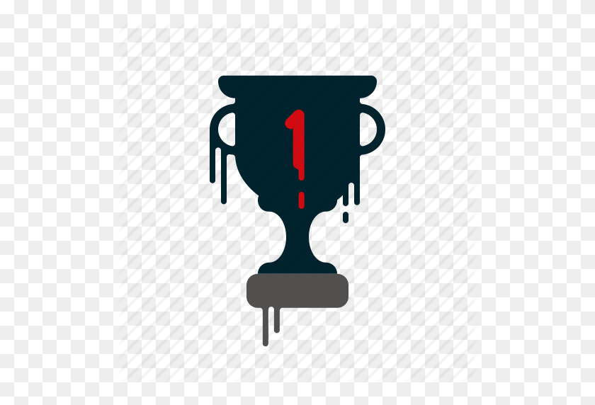 512x512 Award, Blood, Cup, Dripping, Liquid, Melting, Winner Icon - Melting PNG