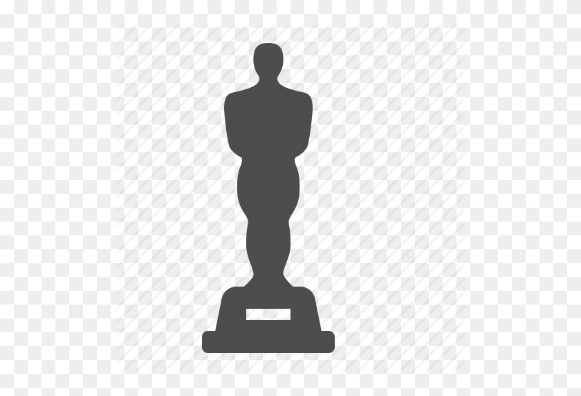 512x512 Award, Movie, Oscar, Prize, Statue Icon - Oscar Award PNG