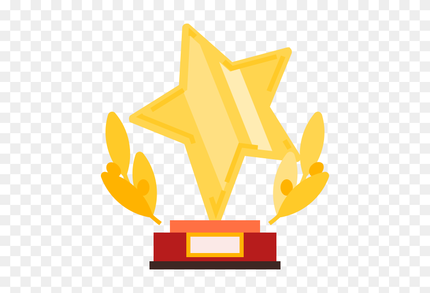 512x512 Award, Prize, Quality, Star, Trophy Icon - Prize PNG
