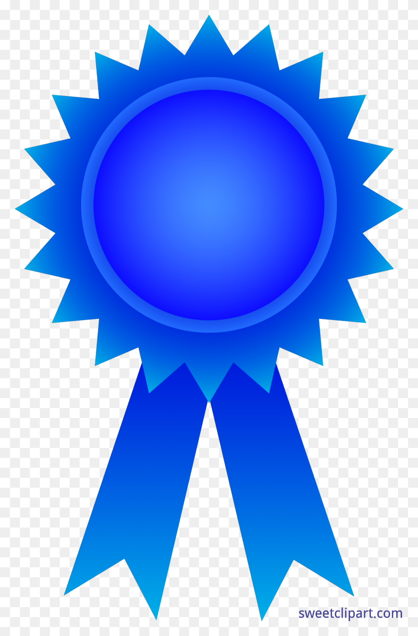 3717x5809 Award Ribbon Blue Clip Art - Award Ribbon PNG