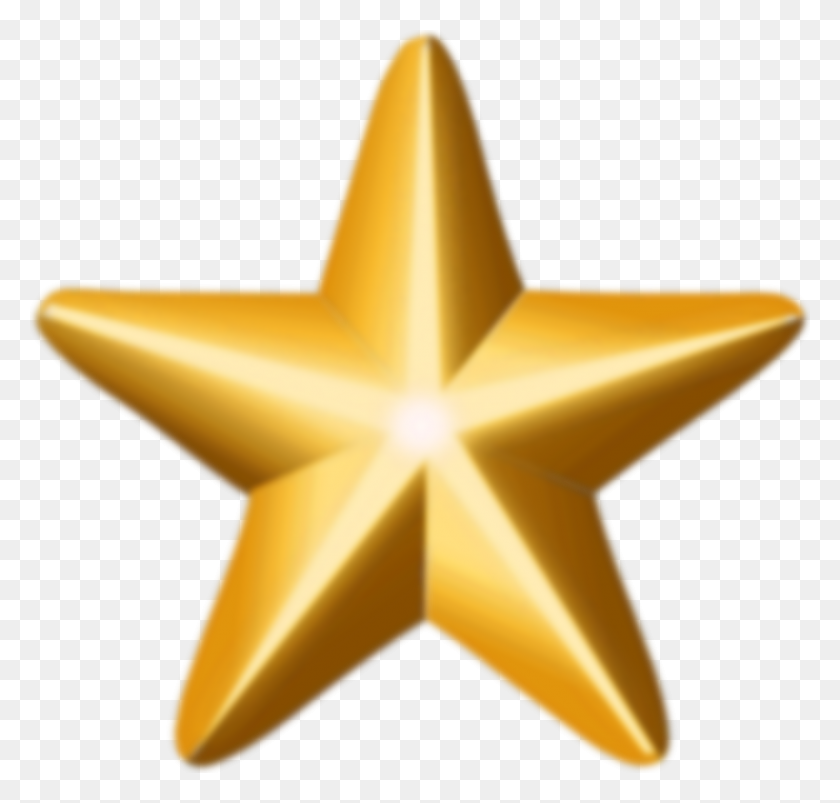 1934x1843 Award Star - PNG Gold