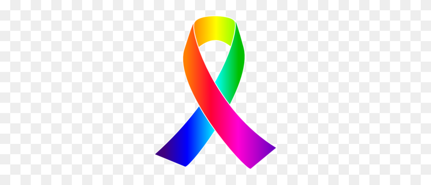 240x300 Awareness Ribbon For All Diseases Clip Art Rainbow Awareness - Survivor Clipart