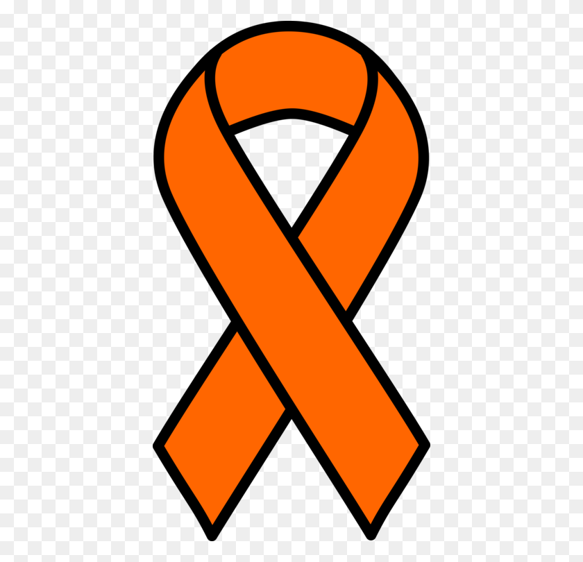 400x750 Awareness Ribbon Leukemia Orange Ribbon Cancer - Skin Cancer Clipart