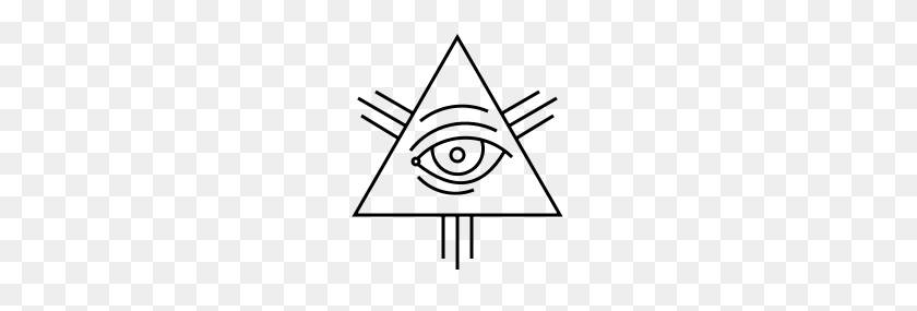 200x225 Awesome Colored Illuminati Eye Tattoo On Sleeve - Illuminati Eye PNG