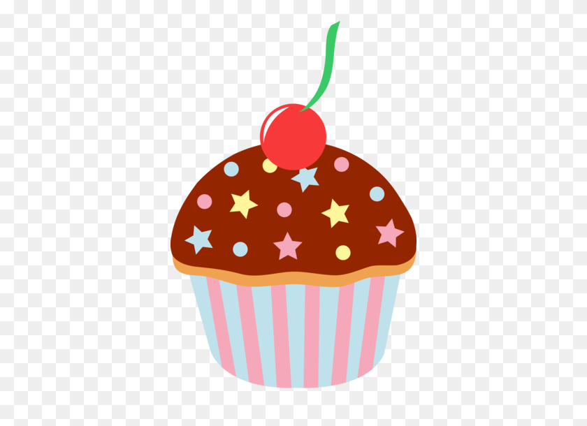 352x550 Awesome Free Webstuff - Chocolate Cupcake Clipart