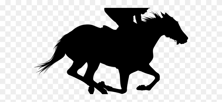 585x329 Awesome Inspiration Ideas Race Horse Silhouette Coloring - Horse Silhouette Clip Art