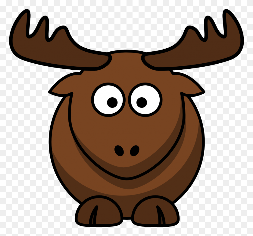 1000x931 Awesome! Nice Cartoon, Clip Art And Moose - Wildebeest Clipart