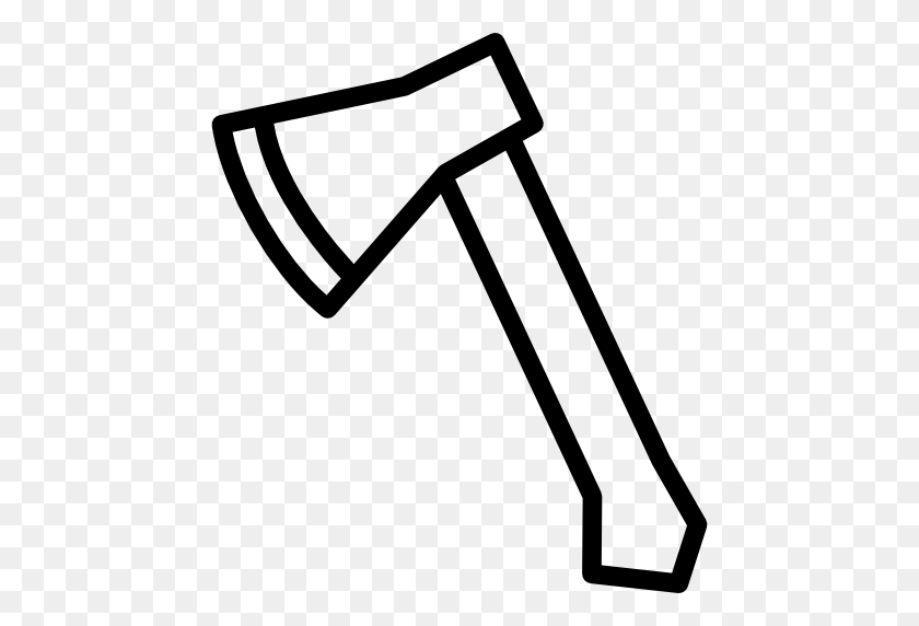 512x512 Axe Clipart Tool Outline - Crossed Axes Clipart