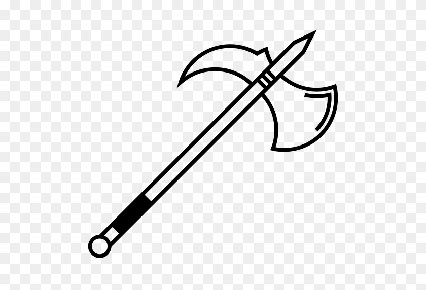 512x512 Axe, Creative, Weapon, Line Icon - Ax Clipart Black And White