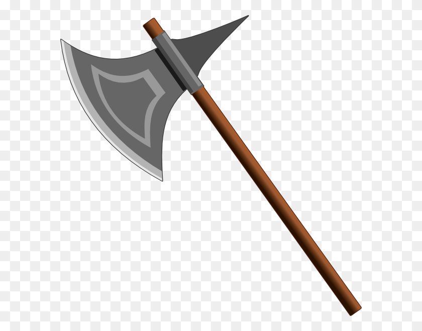 600x599 Axe Weapon Clip Art - Weapon PNG