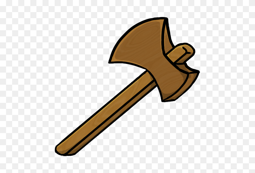 512x512 Axe, Wooden Icon - Wooden Cross PNG