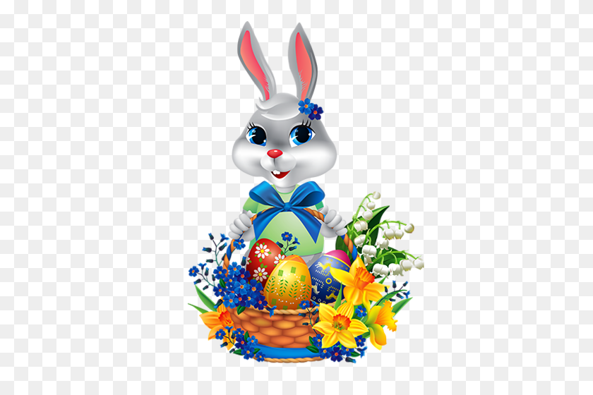 363x500 Az Oldal Happy Easter Jeux - Easter Bunny PNG