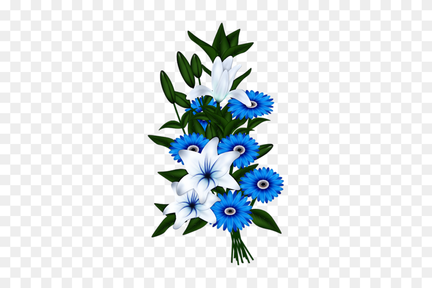 290x500 Azurro Clip Art Flowers! - Sunflower Bouquet Clipart