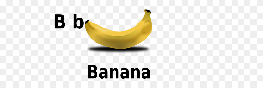 500x221 B For A Banana Clipart - Monkey Banana Clipart