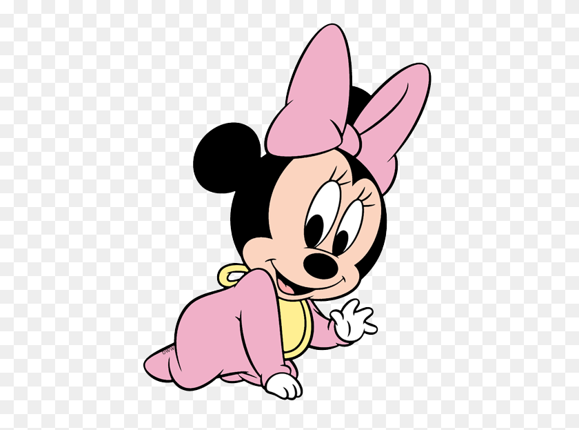 450x563 Babies Baby Disney, Disney, Baby - Baby Minnie Mouse PNG