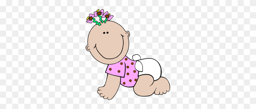 277x297 Babies Girl Cliparts - Baby Clothesline Clipart