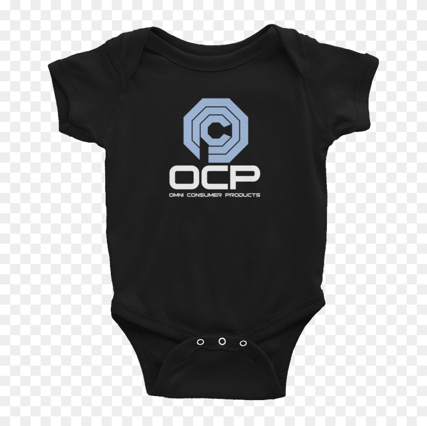 1000x1000 Babies Robocop Inspired Bodysuits Ocp Geek's Tees - Robocop PNG