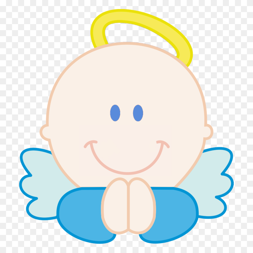 713x780 Клипарт Baby Angel - Мальчик Спящий Клипарт