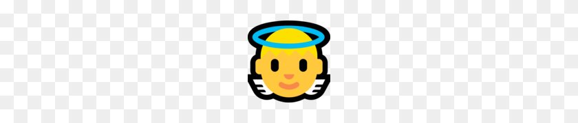 120x120 Baby Angel Emoji - Angel Emoji PNG