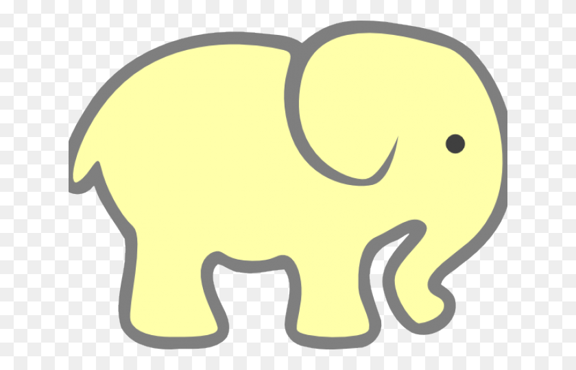 640x480 Baby Animal Clipart Big Small Elephant - Clipart Grande Y Pequeño