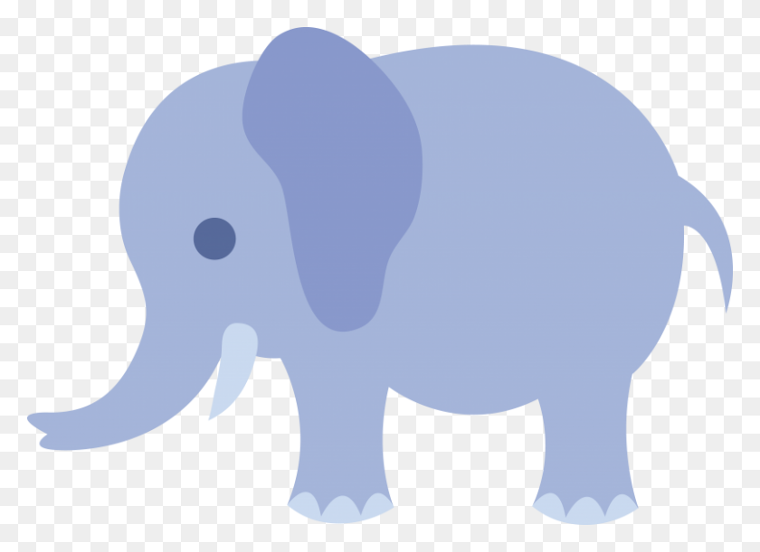 809x572 Baby Animal Clipart Elephant - Vintage Baby Clipart