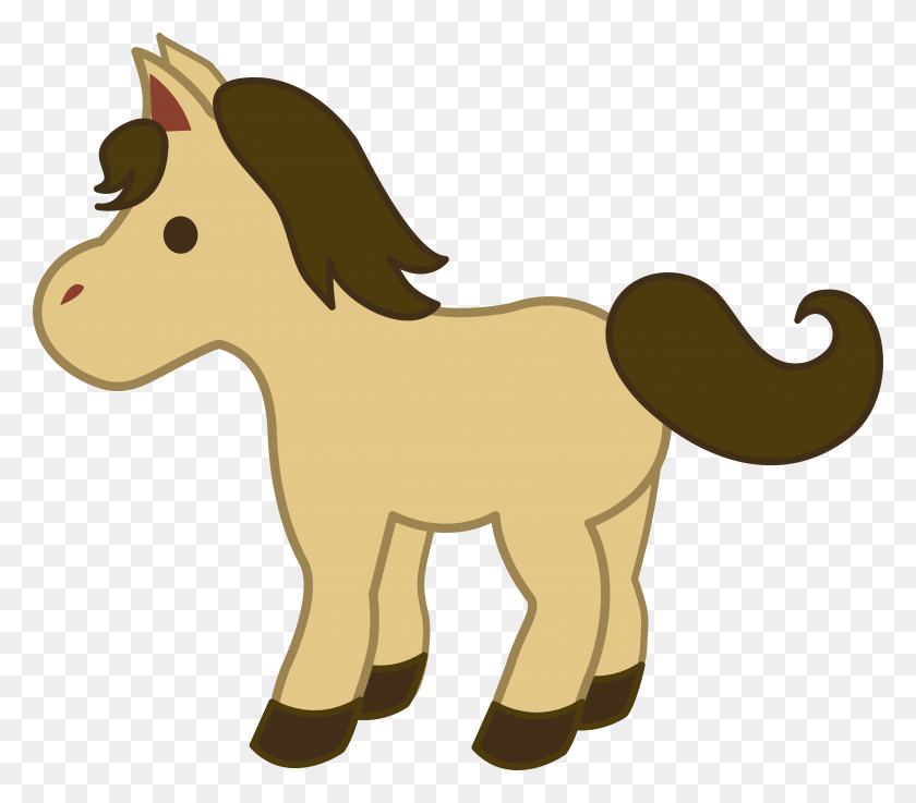 5024x4362 Bebé Animal Clipart Pony - Orion Clipart