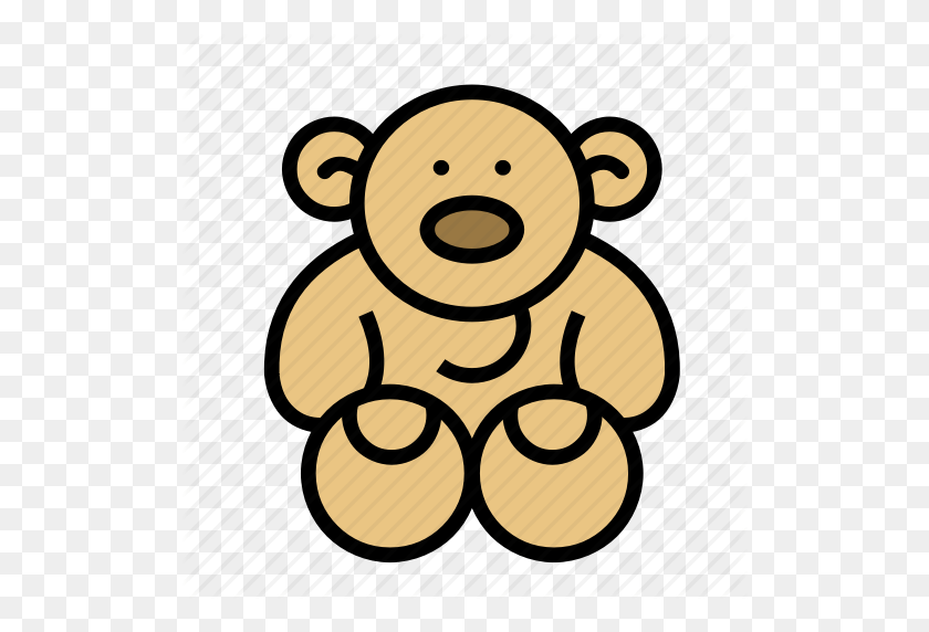 512x512 Ребенок, Медведь, Семья, Значок Малыша - Медведь Png