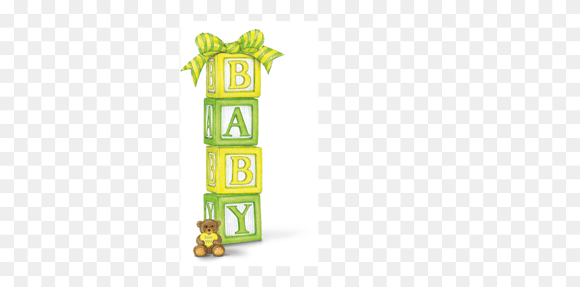 500x356 Baby Blocks Bow Postage Stamps - Baby Blocks PNG