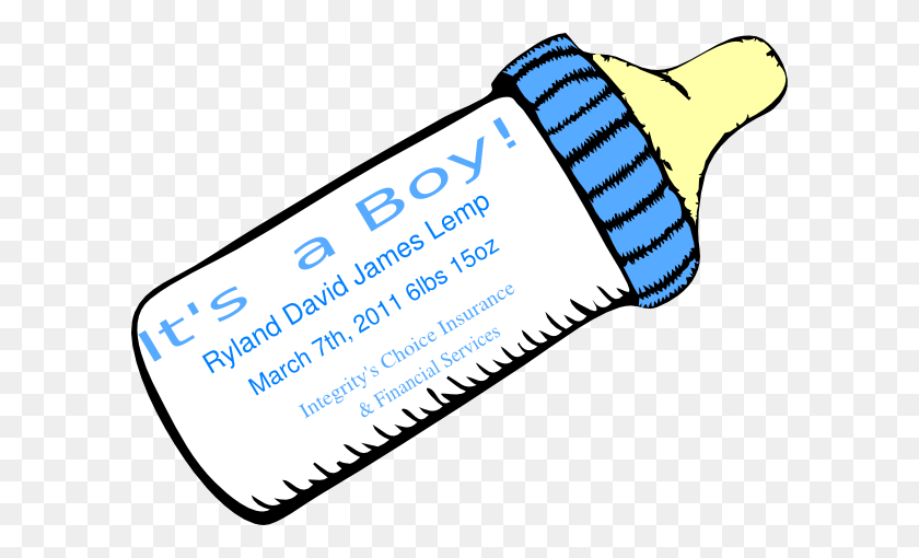 600x450 Baby Blue Bottle Clip Art - Integrity Clipart