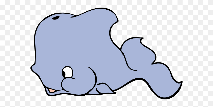 600x363 Baby Blue Whale Clip Art - Blue Whale Clipart