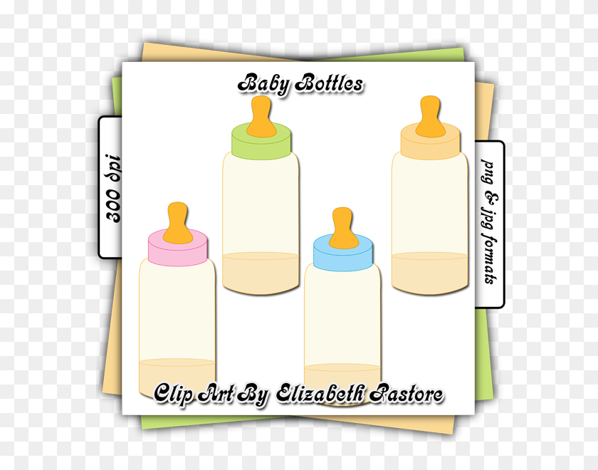 600x600 Baby Bottle Clip Art Collection Consist Of Baby Bottles In Pink - Pink Baby Bottle Clipart