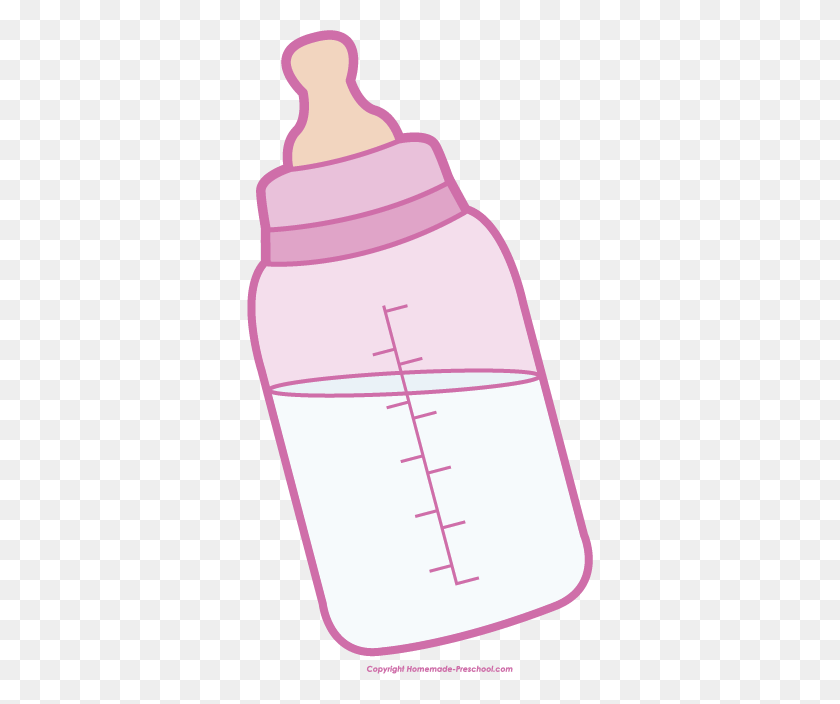 346x644 Baby Bottle Clipart For Download Free Baby Bottle - Baby Girl Clipart Free Printable