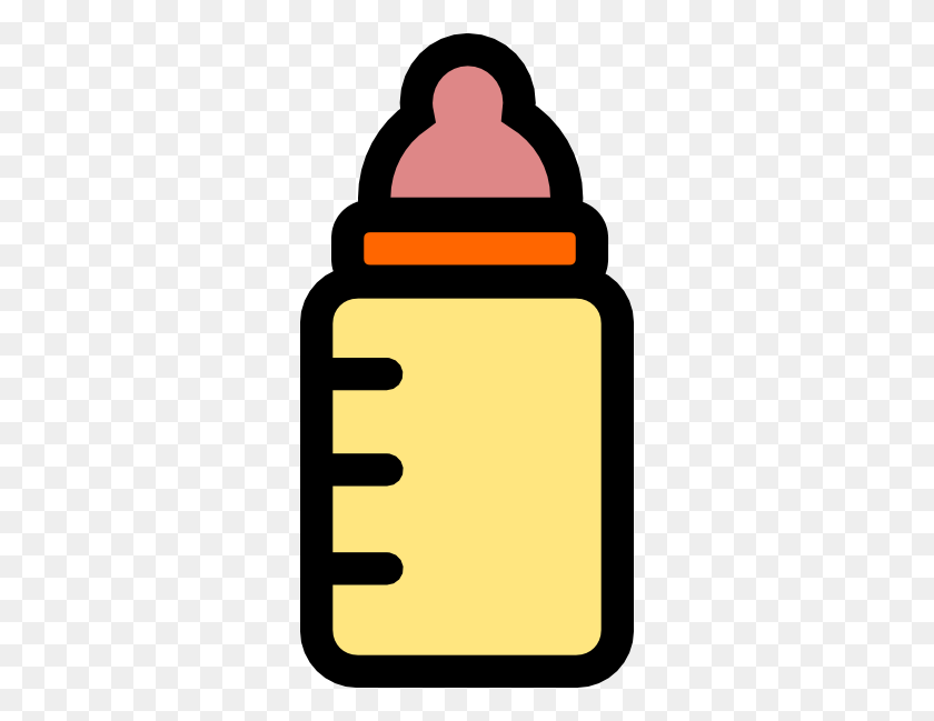 300x589 Baby Bottle Icon Clip Art Free Vector - Baby Mobile Clipart