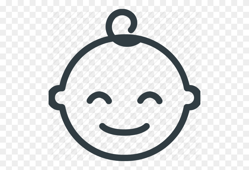 512x512 Baby, Boy, Child, Children, Face, Smile Icon - Baby Icon PNG