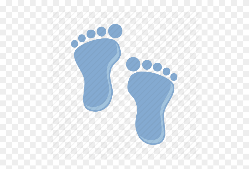 512x512 Baby, Boy, Foot, Kid, Male Icon - Baby Feet PNG