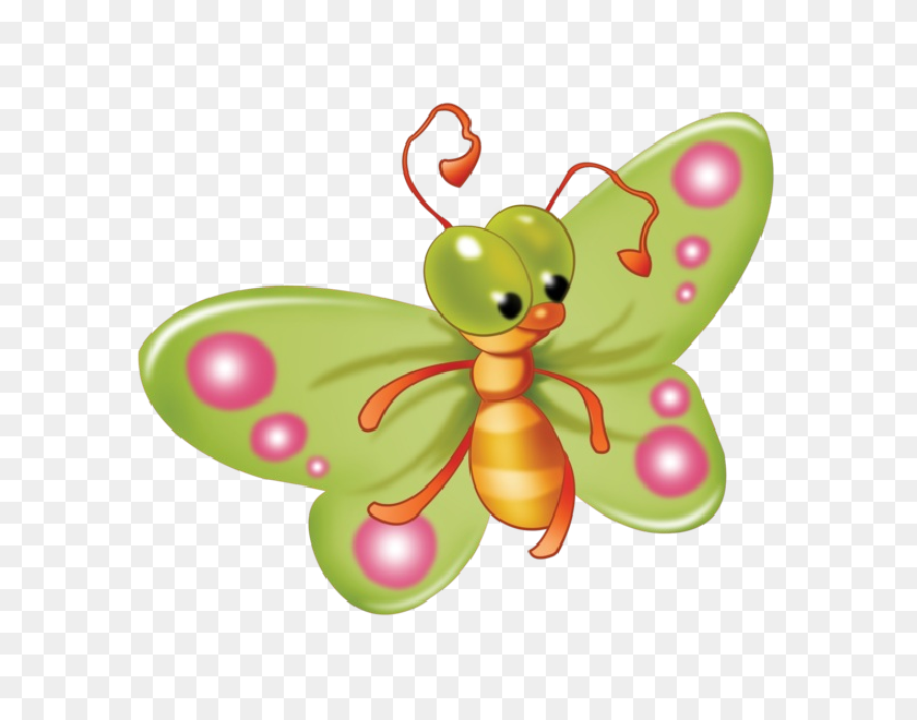 600x600 Детские Бабочки Мультфильм Картинки Картинки Все Бабочки - Милая Бабочка Клипарт