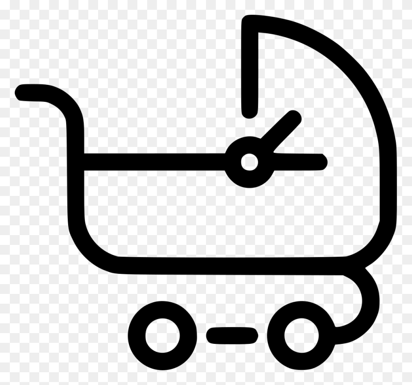 981x914 Baby Carriage Png Icon Free Download - Carriage PNG