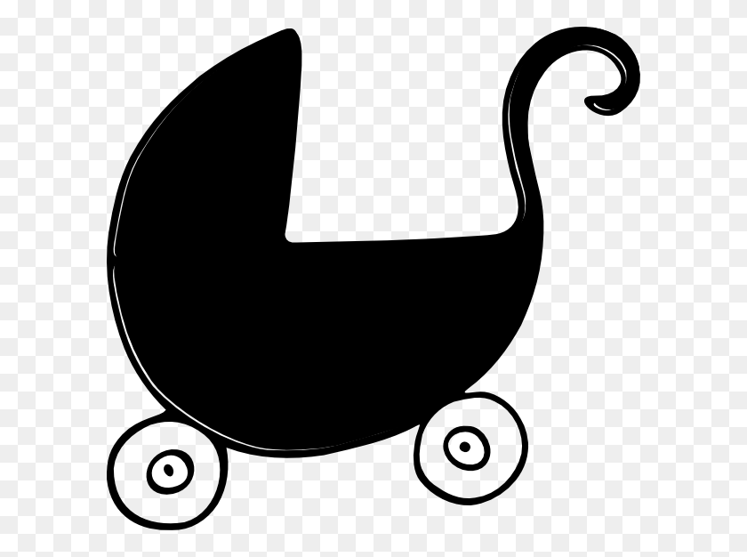 600x566 Baby Carriage Stroller Clip Art - Baby Stroller Clipart