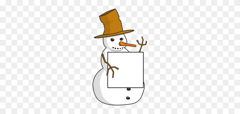 191x340 Baby Carrot Computer Icons Snowman - Snowman Hat Clipart