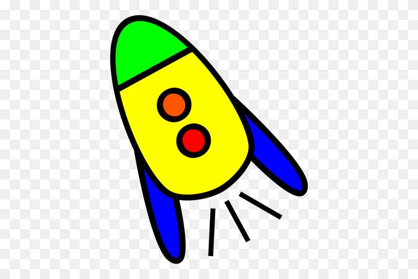 398x500 Baby Cartoon Rocket Vector Clip Art - Sci Fi Clipart