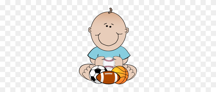 225x298 Baby Clipart Football Player Pencil And In Color Baby - Football Player Clipart