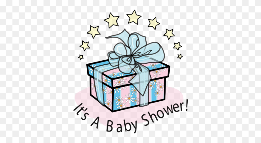 372x400 Baby Clipart Gift Shower - Baby Sprinkle Clipart