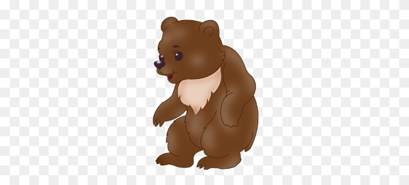 320x320 Bebé Oso Grizzly Clipart - Lindo Oso Png
