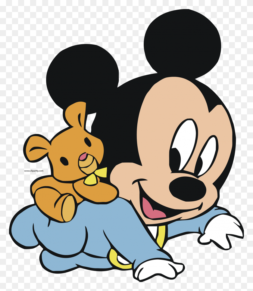 2378x2767 Baby Clipart Mickey - Imágenes Prediseñadas De Baby Pictures