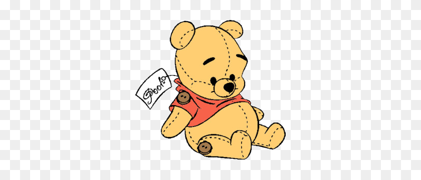 300x300 Baby Clipart Pooh - Disney Baby Clipart